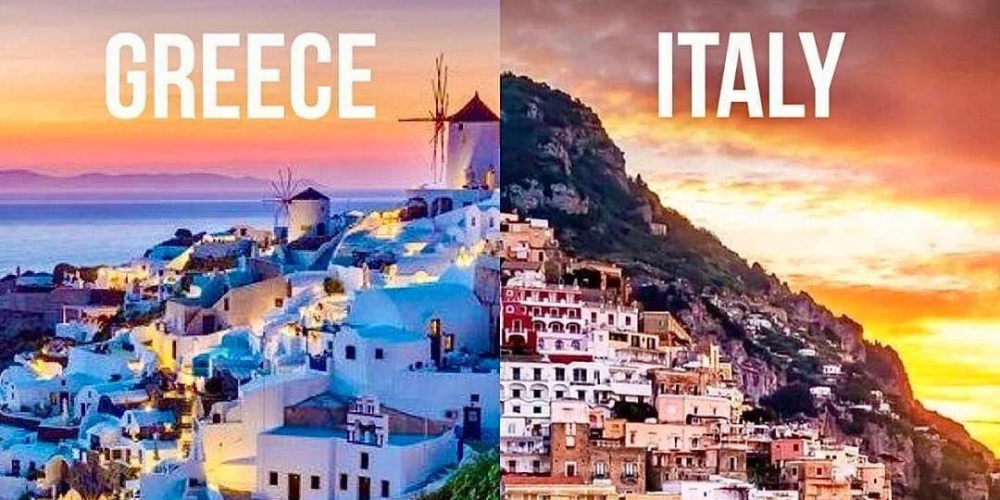 how to plan a trip to greece and italy